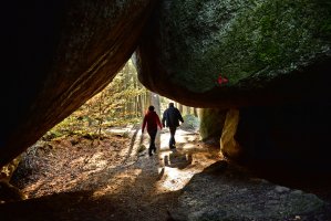 Wandern im Felsenlabyrinth